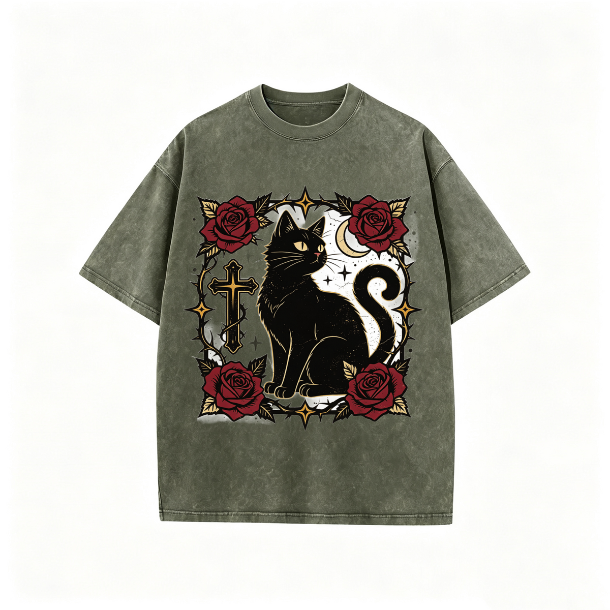 Unisex Autumn Short-Sleeve Tee